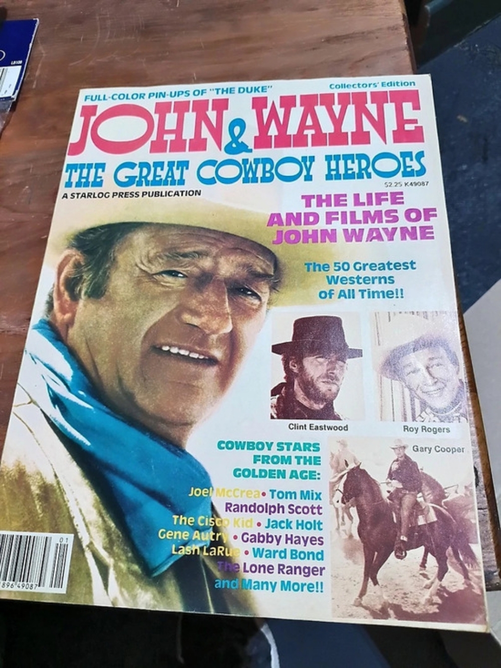 John & Wayne: The Great Cowboy Heroes Full-Color Collector's Edition Print